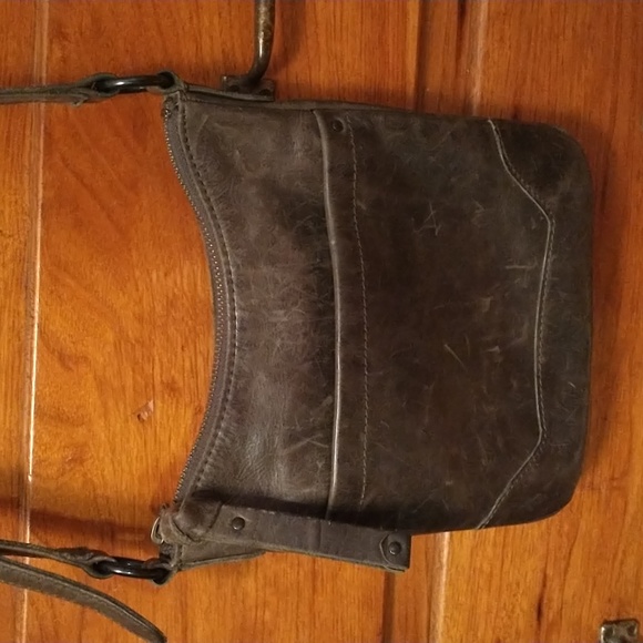 Frye - Melissa Swing Pack Crossbody Bag - Charcoal Grey - Adj. Strap-Pre-owned - Picture 2 of 11